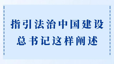 指引法治中国建设，总书记这样阐述