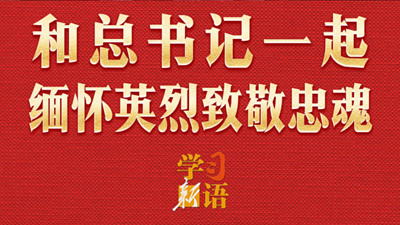 和总书记一起缅怀英烈致敬忠魂