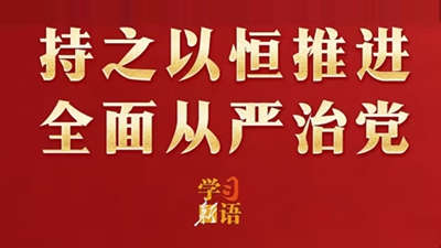 持之以恒推进全面从严治党