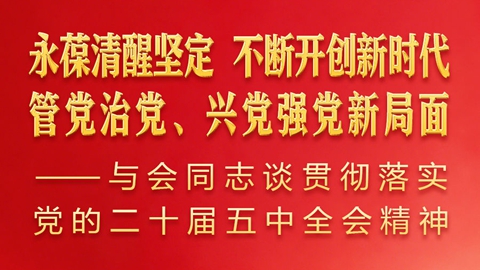 与会同志谈贯彻落实党的二十届五中全会精神之一